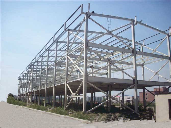 老河口网架加工之眼跳岩对管桁架的影响